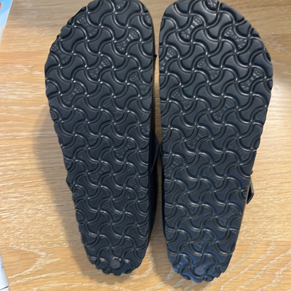 Birkenstock EVA Gizeh Thong Sandals in Black size W9 /M7 NWOB - Picture 7 of 12